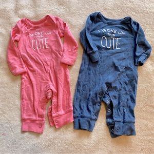 Woke up this cute matching twins outfits